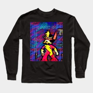 The name's Cat...Captain Cat Long Sleeve T-Shirt